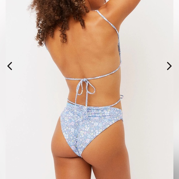Frankie’s Bikini Springtime Jagger Bandeau, Foxy String Top, Foxy Cheeky Bottom - Picture 5 of 16